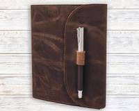 Cuaderno de Cuero Genuino Antiguo, Tapa Dura Cosida con Hilo, Recargable, 100 Hojas, Diario de Alta Calidad, Cuaderno de Viaje, Cuaderno de Bocetos, Sin Líneas
