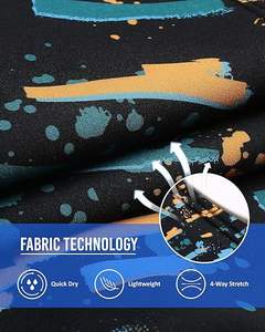 กางเกงขาสั้นออกกำลังกายผู้ชาย ผ้าระบายอากาศ สำหรับเล่นกีฬาและฝึกซ้อมลำลอง ลายพื้นเรียบ พิมพ์ลายดิจิทัล เป็นมิตรกับสิ่งแวดล้อม - Product Image 5