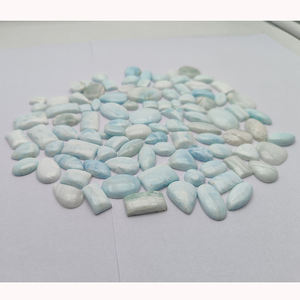 Cabujón de piedras preciosas sueltas de tamaño libre-Aragonita azul natural 10-20mm Cojín de pera ovalado Forma Efecto de luz Cristal Jaspe Iroc Ventas - Product Image 4