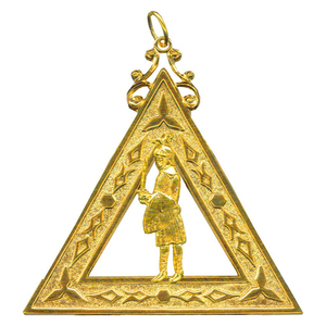 Maçonnique Regalia Argent Passé Maître Collier Maçonnique Blue Lodge Collier Argent Ronpex - Product Image 1