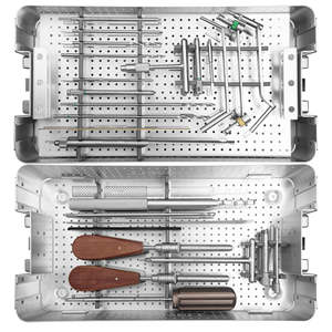 Instruments chirurgicaux du nombril chirurgie orthopédique des traumatismes ensemble d'instruments de verrouillage de grands fragments certifié CE chirurgie manuelle de classe I - Product Image 1