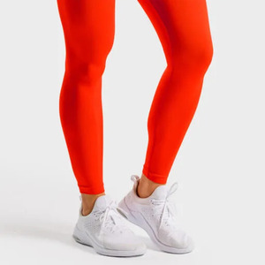Ensemble de vêtements de sport pour femmes taille moyenne personnalisé respirant décontracté solide Ponte Leggings avec impression tissée sans couture en gros 2 pièces - Product Image 4