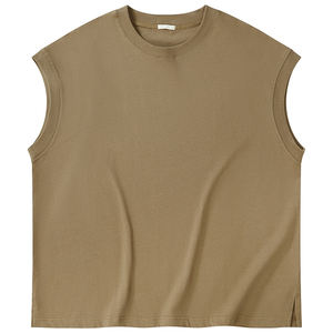 เสื้อกล้ามออกกำลังกายแขนกุดผ้าสำหรับผู้ชายเสื้อผ้าสำหรับเพาะกายเล่นกีฬา - Product Image 4