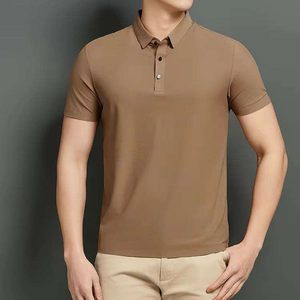 เสื้อเชิ้ตผู้ชายผ้าฝ้ายแท้ 100% พรีเมียม ผ้าถักแบบสั่งทำพิเศษ ไซส์ใหญ่ แห้งเร็ว ปรับแต่งได้ แขนสั้น สไตล์ลำลอง - Product Image 4