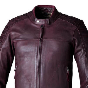 Chaqueta de Carreras Personalizada de Cuero Genuino para Hombre, con Logotipo Personalizado, Estilo Urbano, Resistente al Viento, Ecológica, de Secado Rápido y Transpirable - Product Image 3
