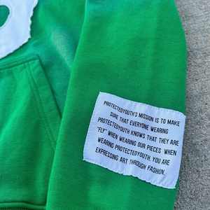 Sweat à capuche Sunfaded 100% coton personnalisé de Speedy Industry Streetwear surdimensionné 3D détresse séchage rapide Anti-rides polaire hiver - Product Image 3