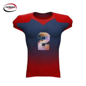 Uniforme de Fútbol Americano Personalizado de Primera Calidad, Conjunto de Camiseta y Pantalones Cortos, Talla Grande, 100% Poliéster de Secado Rápido - Product Image 2