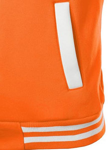 Veste de baseball vintage premium pour homme, style varsity, décontractée, à capuche, streetwear, avec manches en cuir, bomber, veste de sport USA - Product Image 5