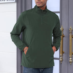 Veste personnalisée à fermeture éclair quart pour hommes, options de logo brodé ou imprimé avec étiquette et personnalisation d'étiquette pour clubs et organisations - Product Image 2