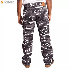 กางเกงลายพรางคุณภาพสูงสำหรับผู้ชายมีกระเป๋าหน้าเอวกลางพรีเมียมพิมพ์โลโก้ตามสั่งสำหรับล่าสัตว์ - Product Image 2