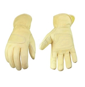 Gants de travail en cuir de vachette pour les conditions hivernales difficiles Gants de protection des mains coupe-vent et imperméables - Product Image 4