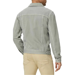 Top Ranking Custom Made Men Chaquetas de mezclilla Ropa de demanda personalizada para salidas al aire libre Transpirable Hombres Chaquetas de mezclilla con su logotipo - Product Image 3