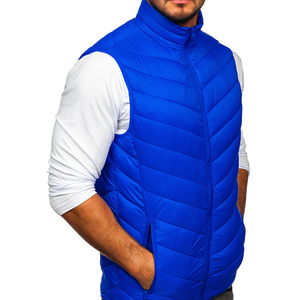 Custom Lightweight Waistcoat Warm Bubble Packable Sleeveless Jacket Plus Size Winter <b>Men</b> Duck Down Puffer <b>Vest</b> for <b>Men</b> - Product Image 4