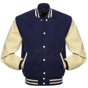 Wholesale Custom Made Men's Baseball Jacket <b>Top</b> Brand Dyed Cotton Fleece Letterman Blank Hooded Jacket - Product Image 4