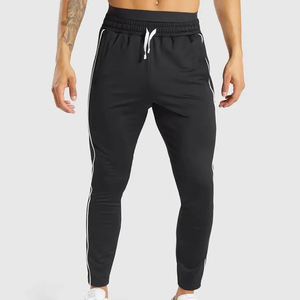 กางเกงเทรนนิ่งสำหรับผู้ชายกางเกงออกกำลังกายเล่นกีฬาแบบแบนกางเกงออกกำลังกายแบบมีเชือกรัดกางเกงสำหรับใส่วิ่งกลางแจ้ง - Product Image 1
