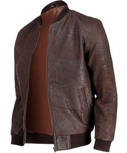 Snuff Style Trending OEM Veste en cuir de style bombardier faite à la main pour hommes pour l'hiver, chaude et coupe-vent - Product Image 6