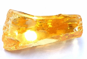 Gem Grade Lab Grown Color Dark Citrine Faceting Rugoso Color natural Citrine Pulido Citrine Crystal Citrine sin tratar - Product Image 3