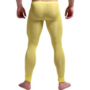 Mallas de Yoga para hombre totalmente personalizadas, pantalones transpirables ecológicos de alta calidad, duraderos, colores sólidos, tamaños y colores personalizados - Product Image 5