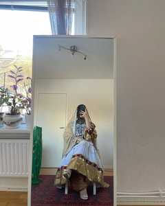 Pretty Banjara Tribal étnico Vintage afgano/Pakistán Kutchi fiesta tradicional vestido afgano para mujeres - Product Image 3