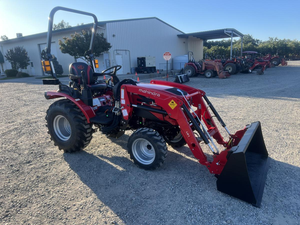 Mahindra OJA 2126 Compact Tractor <b>for</b> Sale 4WD Diesel Includes Front Loader & Backhoe Attachment <b>for</b> Agricultural <b>Machinery</b> - Product Image 5