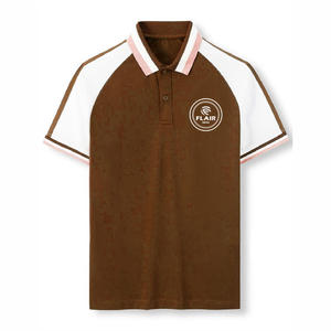 Offre Spéciale hommes 100% coton pour Polo T-Shirt personnalisé bonne qualité couleur unie Style décontracté motif 180g tissu poids avant - Product Image 3