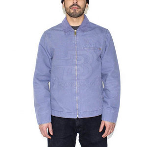 Nouveau style de veste en sergé de coton pour la vente en ligne Veste en sergé de coton de super qualité au design unique pour hommes - Product Image 1
