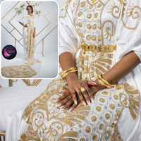 Dirac Somalien Multicolore Tissu Soie Imprimé Dirac Somalien pour Mariage de Rajgadhia Exports