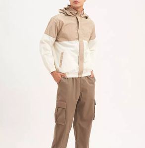 Veste coupe-vent personnalisée en polyester réfléchissant pour hommes, vintage rétro imperméable, coupe-vent, sports d'extérieur, grande taille, vestes pour hommes - Product Image 3