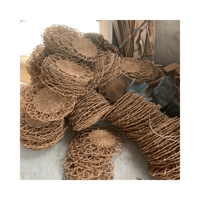 Nouveau design, dessous de plat en rotin brun, tissé à la main, fabriqué au Vietnam, de haute qualité et à prix compétitif