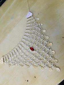 Collier à maillons multicolore en argent et plaqué or prêt à être expédié DDP France Cadeau de mariage parfait avec perles Bijoux RE UNION - Product Image 3