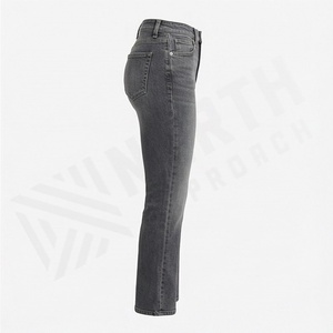 กางเกงยีนส์ผู้หญิงไซส์ใหญ่ ระบายอากาศได้ดี ทรงเข้ารูป สวมใส่สบาย ลายพิมพ์เทคนิค สำหรับฤดูหนาว สีตามสั่ง - Product Image 3