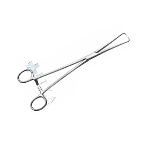 Schroeder Durable Manual Surgical Steel Uterine Tenaculum Forceps Straight/Curved <b>Box</b> <b>Lock</b> Power Basis Surgical Instruments - Product Image 6