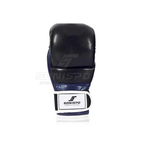 Venta superior 2025 Guantes de boxeo MMA con cordones de cuero de alta calidad para entrenamiento de adultos con absorción de humedad - Product Image 2