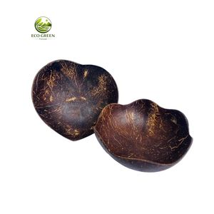Wholesale Custom Eco-friendly Natural <b>Coconut</b> Wood Plate & Bowl Set Unique Shaped Handcrafted Wooden Dipping Sauce Dish - Product Image 6