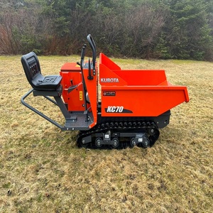 Minidumper de orugas Kubota con motor diésel potente, ideal para la construcción y el transporte agrícola. - Product Image 2