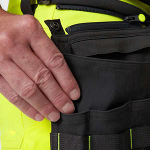 Pantalones Cortos de Trabajo de Alta Visibilidad para Hombre, Diseño de Seguridad Reflectante, Multibolsillos, Ropa de Construcción de Alta Visibilidad - Product Image 5