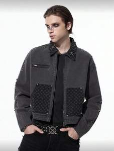 แจ็คเก็ตยีนส์สั่งทำพิเศษ พร้อมงานปักทั่วทั้งตัวเสื้อ สำหรับผู้หญิง ลายปักดอกไม้ แจ็คเก็ตยีนส์ผู้หญิง ปักโลโก้ตามสั่ง - Product Image 2