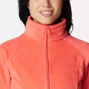 Chaqueta de Forro Polar Casual para Mujer, con Cremallera Completa, a Prueba de Viento, para Otoño e Invierno, con Logotipo Personalizado - Product Image 4