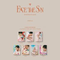 Photocard K-POP authentique SEVENTEEN 4ème album [Face Sun] PLEDIS HYBE CARAT Ver CD Photo Book Tous âges Plastique Papier Corée Scellé