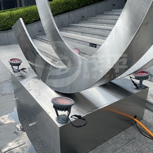 <span class=keywords><strong>Fontana</strong></span> Artistica Personalizzata in Acciaio Inox per Interni ed Esterni, Decorazione Moderna Feng Shui per Casa e Giardino - Product Image 3