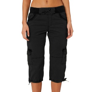 High Quality Multi-Pocket <b>Jogger</b> Wholesale Lightweight Woman Trousers 100% Cotton Casual Cargo Pants <b>Women</b> - Product Image 2