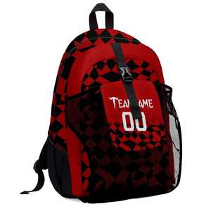 Mochila con Cremallera y Estampado, Bolsa Multiusos para Jóvenes, Almacenamiento de Zapatos de Fútbol, Baloncesto, Mochilas de Animadoras - Product Image 2
