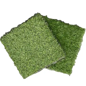 Premium Natural Green Grass Carpet Artificial Grass Landscape Size 300x300 MM with PP plastic base