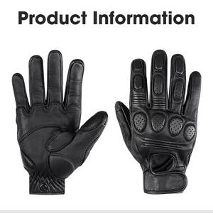 Guantes de Motociclismo de Carreras con Logotipo Personalizado 2024, Cuero Genuino, Protección UV, Ligeros, Transpirables, de Seguridad, para Ciclismo al Aire Libre - Product Image 6