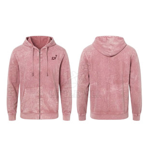 Sudadera con capucha informal para hombre, diseño de invierno con cremallera y lavado ácido, hombros caídos, manga larga, cómoda y suave para el día a día - Product Image 6