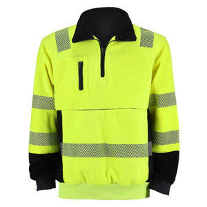 Chaquetas de Seguridad Reflectantes de Alta Visibilidad Impermeables, de Poliéster de Secado Rápido, Antibacterianas, Unisex, para Tráfico Vial y Uso en Aeropuertos - Product Image 5