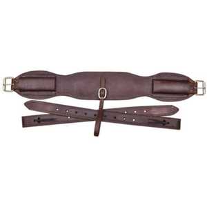 Panier de produit de course de chevaux occidentaux de haute qualité tissage rembourré sangle en cuir flanc selle Cinch billettes Logo personnalisé prix - Product Image 1