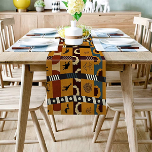 Sandal Color Home Decor Decorative GOTS Certificate wholesale best quality 100% Organic Cotton minimalist dinning <b>table</b> <b>runners</b> - Product Image 2