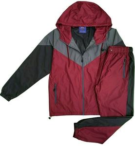 Conjunto de Chaqueta Cortavientos Extra Grande de Alta Calidad Personalizada y Estilo Deportivo Informal con Características Transpirables, Conjunto de Chaqueta Cortavientos Lisa y Venta en Línea - Product Image 1