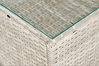 Ensemble de canapés en osier BeNK WS305 Modern NERINE 3 pièces pour espaces extérieurs, appartements et cours